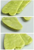 Gua Sha-Rodillo masajeador Facial Jade Store, raspador de masaje para estiramiento de Gouache Facial, adelgazamiento corporal, G - details 15
