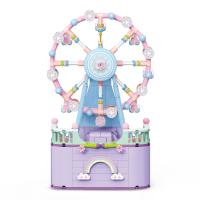 Set de Bloques de Construcción de Ferris Wheel Musical Juguete de Construcción de Ladrillos Nano LED Regalo de Artesanía DIY para Adultos y Niña - details 4