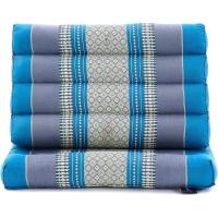 Cómodo Colchón De Suelo con Cojín De Lectura, Futón Japonés, Cama Plegable O Esterilla De Masaje Tailandés, 170 x 53 cm, Azul Claro - details 362