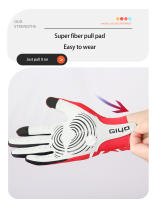 Guantes antideslizantes de dedo completo para ciclismo, manoplas de tela de LICRA para bicicleta de montaña, equipo de ciclismo de carretera - details 7