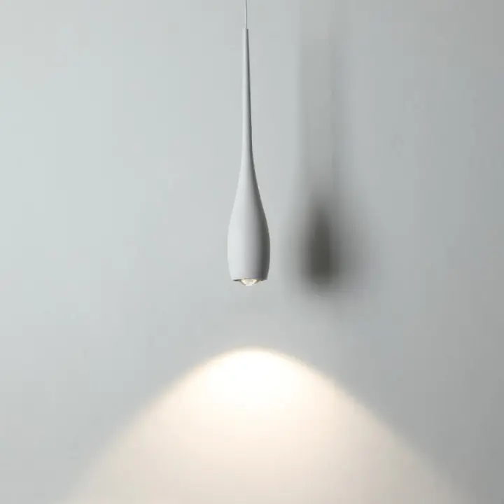 Candelabro minimalista moderno, lámpara LED de mesita de noche, candelabro pequeño, creativo, minimalista, dormitorio, sala de estar - 1