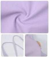 Conjunto de Yoga para Mujeres 2 Piezas Traje de Gimnasio con Sujetador Deportivo Almohadillado Top Corto Leggings de Cintura Alta Sensación Desnuda Material Exterior de Nylon - details 10