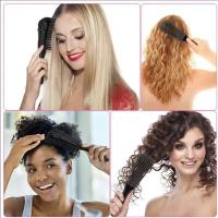 Peine de Masaje para el Cabello Herramientas de Peinado para Salón de Belleza Adecuado para Cabello Rizado Producto Normal Sin Peligros - details 0