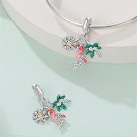 Encanto de Flamenco y Unicornio de Plata Esterlina 925 Joyería de Pulsera Original DIY para Mujeres - details 3