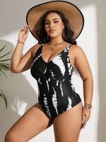 Bikini de una pieza mejorado de gran tamaño 2024 para mujer, traje de baño de playa de cintura alta para mujer, Monokini - details 2