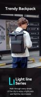 Mochila de gran capacidad de Mark Ryden - Ligera, correa ajustable, cierre con cremallera, forro de poliéster, estilo casual, ideal para viajes y escuela, mochila de viaje |   Mochila de estilo casual |   Bolsa con correa ajustable - details 0