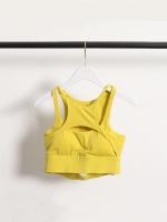 Camisola de compresión para entrenamiento de gimnasia para mujer, sujetador deportivo Sexy con tirantes cruzados para Fitness y Yoga con almohadilla extraíble, novedad de 2024 - details 8