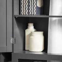 Armario de Baño de Suelo con 1 Estante y 2 Puertas 60 x 30 x 60 cm Ideal para Almacenamiento de Lavabo - details 24