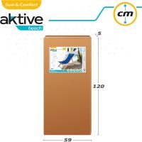 mara exterior |   Mara pino, medidas 56x68,2x92,5 cm |   Respaldo reclinable, 3 posiciones |   exterior plegable |   plegable |   Sillas jardín exterior - details 6