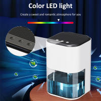 Deshumidificador de alta eficiencia con luz LED de colores, 2000 ml, apagado automático para el hogar, baño y cocina - details 10