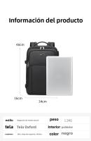 Mochila de negocios Mochila impermeable premium para hombres Bolsa de ordenador antirrobo multifuncional para viajes de negocios de gran capacidad - details 21