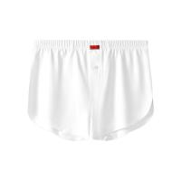 Calzoncillos Boxer simples a la moda, calzoncillos finos sin costuras de Color sólido, ropa interior transpirable de sensación fresca para hombres de verano - details 4