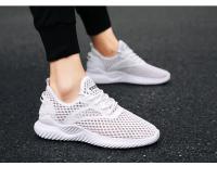 Zapatillas de moda para hombre Zapatillas de malla transpirables Color sólido Casual Cien Zapatos para correr - details 10