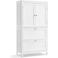 Cocina Almacenaje 2 Cajones y 2 Puertas Estante Regulable 30 x 60 x 110 cm Blanco BBC551P31 - details 0