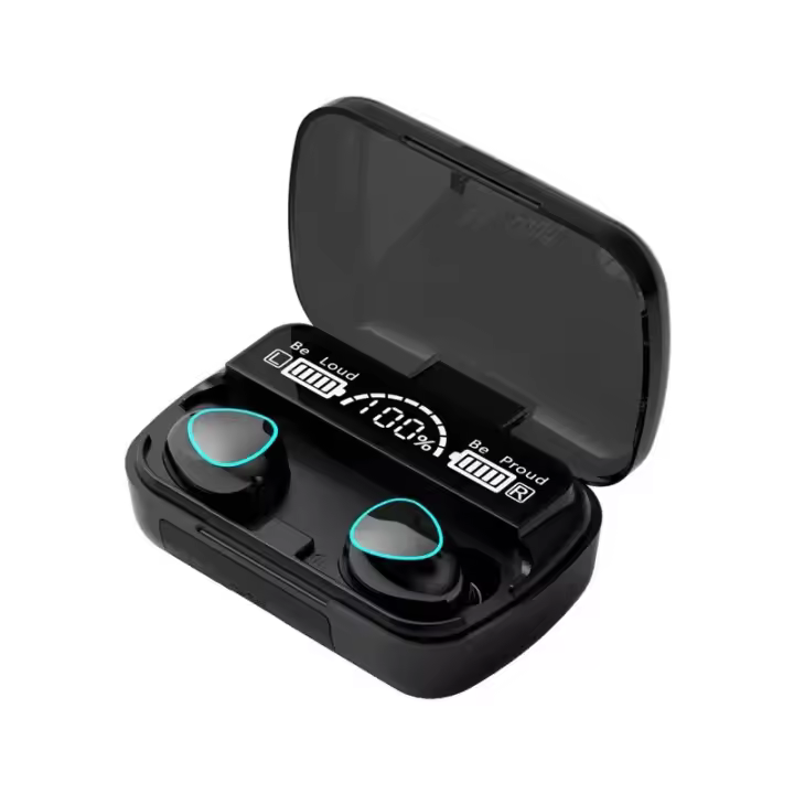 Nuevos auriculares inalámbricos M10 TWS, funda de carga para auriculares, auriculares impermeables estéreo compatibles con Bluetooth con micrófono - 1
