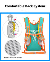 Mochila deportiva para hombre y mujer, bolso de hombro con rayas reflectantes, ideal para viajes, montañismo, escalada y ciclismo - details 3