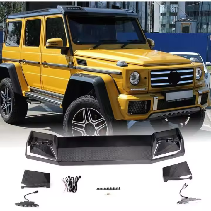 Alerón delantero de fibra de carbono para Mercedes Benz Clase G W463 G500 G550 G55 G63 G65 AMG Wagon 2013-2018, alerón de ventana, piezas personalizadas - 1