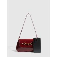 Bolso vintage para debajo del brazo, bolso bandolera para mujer, bolso de mano para mujer Hundred Tote, rojo - details 28