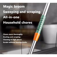 Escoba raspadora de silicona, limpiaparabrisas mágico para suelo, inodoro, escobilla de baño, limpiaparabrisas de vidrio de alto lugar, Herramientas de limpieza del hogar - details 0