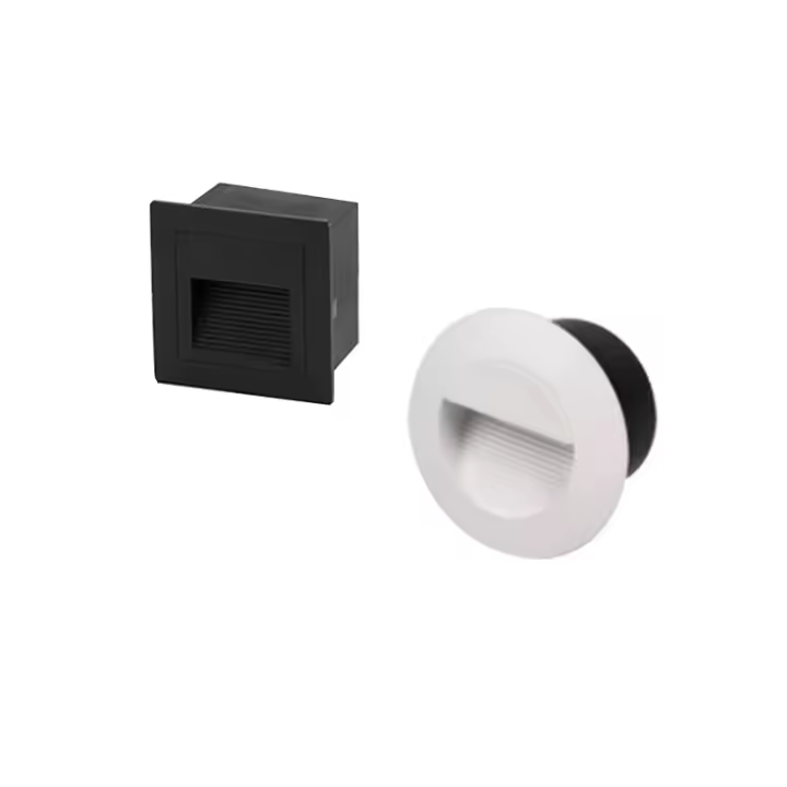 Lámpara de Pared LED de 3W Luz de Escalera Impermeable IP65 Brillo de 300 Lúmenes Material de Metal - 1