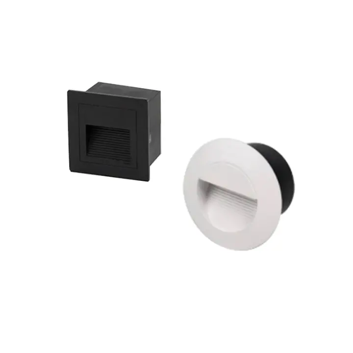 Lámpara de Pared LED de 3W Luz de Escalera Impermeable IP65 Brillo de 300 Lúmenes Material de Metal - 1