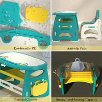 Juego de mesa y silla para niños con pizarra borrable - details 2