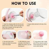 Control remoto Clitoris eléctrico conejo bomba mamaria ampliación pezón masaje vibrador juguetes sexuales femeninos para mujeres - details 5