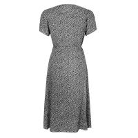 Summer floral print women boho short sleeve v neck split elegant a line party beach dress - details 24