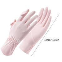 Guantes de Protección Solar para Conducir Sedoso de Seda Antideslizante Pantalla Táctil - details 3