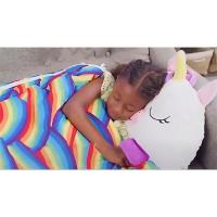 Saco de dormir con dibujos animados para niños y niñas, saco de dormir con almohada de felpa, cálido, Animal, regalo de Navidad - details 11