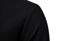Camiseta de manga larga Henley para hombre, camisa básica transpirable con botones, informal, Color sólido, otoño - details 19