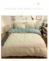 Juego de Ropa de Cama de Algodón Puro de Alta Calidad para el Hogar con Funda de Edredón de Manga Reina 100% Algodón Amigable con la Piel con Sábanas y Fundas de Confort - details 16