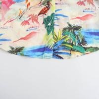 BUNO-novedad de verano, producto, camisa de manga corta estampada a la moda para mujer, conjunto informal de media falda por debajo de la rodilla de cintura alta - details 10