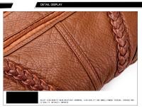 Bolso de mujer para un solo hombro,Estilo retro,Bolsos de cuero suave - details 13