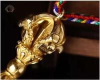 Colgante de cobre puro, estaca artesanal nepalí, accesorio colgante de mortero, artefacto tántrico - details 8