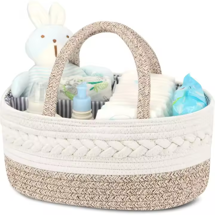 Cesta organizadora Portátil para bebé, cesta cambiadora, organizador para bebé, regalo para bebé, Adecuado para productos - 1