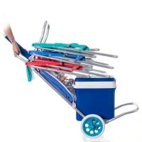 Carrito Plegable Multifuncional para Playa y Camping color azul - details 7
