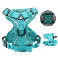 Arnés de tracción con rayas reflectantes para mascotas, antitirones conjunto de cuerda, Collar de perro, correa de pecho - details 20