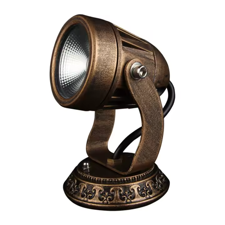 Focos LED Vintage de estilo europeo para jardín, lámpara de acento para plantas, foco LED COB para exteriores, luces de paisajismo para Construcción, Césped - 1