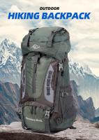 Mochila de viaje para Hombres y mujeres, bolsa de lona de senderismo, senderismo, camping, 70L - details 0