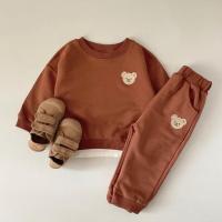 Conjunto De Ropa Para Bebé Niño Otoño Moda Conjunto Deportivo Con Sudadera De Oso Y Pantalones 2 Piezas Adecuado Para 1-3 Años Unisex - details 2