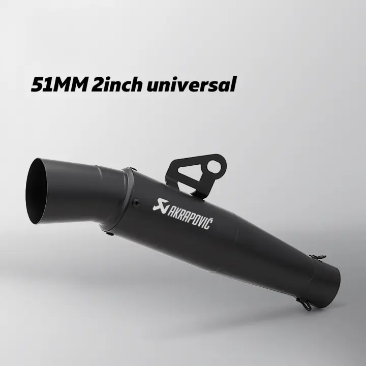 GP76 SECCIÓN TRASERA TUBO DE ESCAPE UNIVERSAL 51MM INSTALACIÓN SIN PERDIDAS CBR650 ZX4R RACE 800 321R 250RR - 1