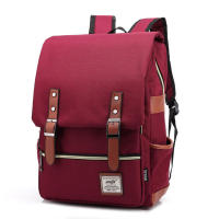Mochila Vintage de 16 pulgadas para laptop Bolsa de lona retro casual para hombres y mujeres - details 18