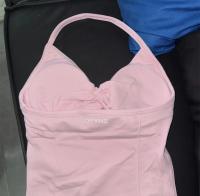 DFYNE-Top de tiras palangre de impacto para mujer, sujetador ajustado con espalda descubierta para yoga y gimnasio, ropa de entrenamiento elástica, top de gimnasio, sujetadores deportivos con cuello halter - details 11