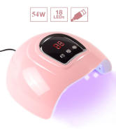 Lámpara de secado de uñas LED UV con 18 LED, herramientas de manicura para curado de esmalte de Gel, autodetección - details 0