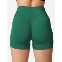Pantalones cortos deportivos de cintura alta sin costuras para mujer de ropa deportiva - details 0