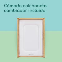 Bañera Cambiador Bebé 2 en 1, 0-12 M (máx 11 kg), Fácil de Mover 4 Ruedas con Freno, Múltiples Compartimentos Almacenamiento, Colchón Cambiador Acolchado, Fácil Drenaje, Gris Mist - details 16