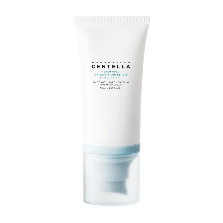 Madagascar Centella Hyalu-Cica Sueros solares Water-Fit SPF50+ PA++++ 1.69 Fl Oz (50 Ml) - 1