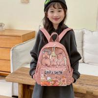 Mochila bonita de capibara de gran capacidad, mochila escolar ultraligera transpirable para estudiantes, bolsa de libros de dibujos animados de nailon - details 15