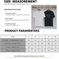 Camiseta Deportiva de Algodón Puro para Hombres Cuello Redondo, Impresión Delantera, Estilo Casual para el Verano - details 10